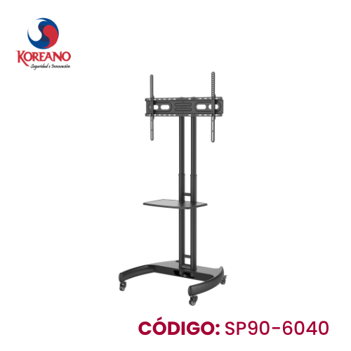 RACK SOPORTE DE PEDESTAL PARA TV 32" A 75"- SP90-6040