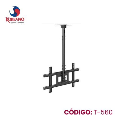 RACK MÓVIL PARA TV TIPO TECHO DE 32" A 75" T-560