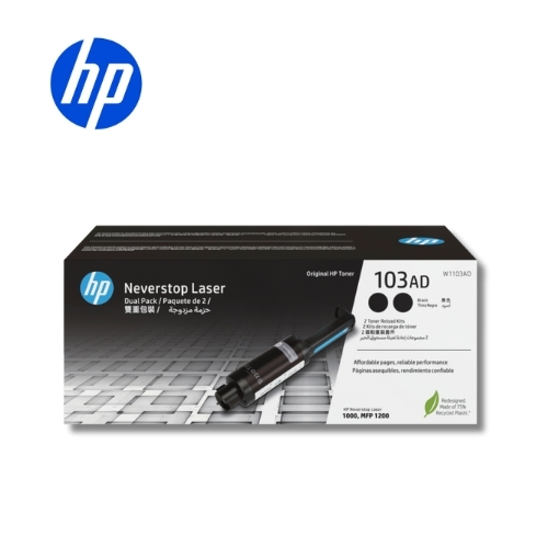 TONER HP W1103AD (103AD) N.S.L 1000 BLACK (PACK X 2)