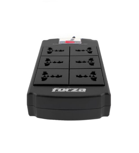SUPRESOR DE PICOS 6 TOMAS Nema 5-15R universal - 220V