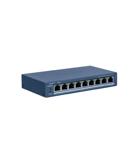 SMART SWITCH ADMINIS 8 POE MIX 100M + 1 UP RJ45 GIGABITE - BAJO CONSUMO