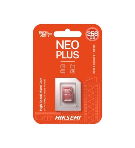MEMORIA MICRO SD 256GB NEO PLUS