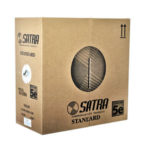 CABLE SOLIDO UTP CM CAT 5E 305 MTS ROLLO SATRA