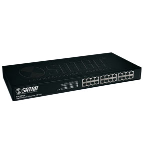 SWITCH GIGA 24 PUERTOS 10/100/1000 RACKMOUNT SATRA