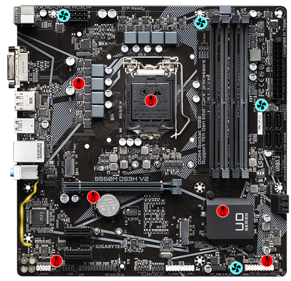 Mainboard Gigabyte B560M DS3H V2 , Lga 1200