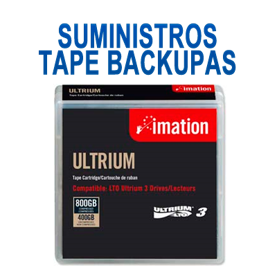 SUMINISTROS P/TAPE BACKUP