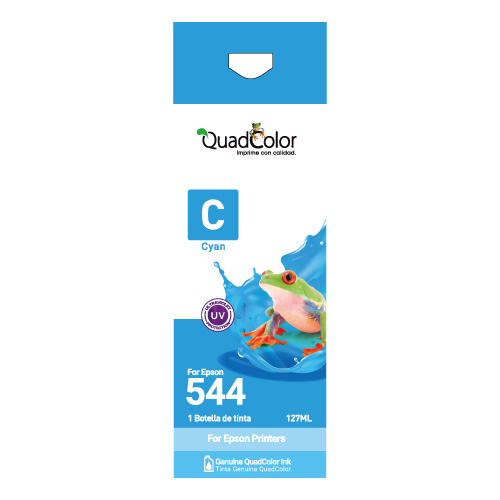 TINTA QUADCOLOR 544 PARA IMPRESORAS EPSON, 70 ML, CYAN