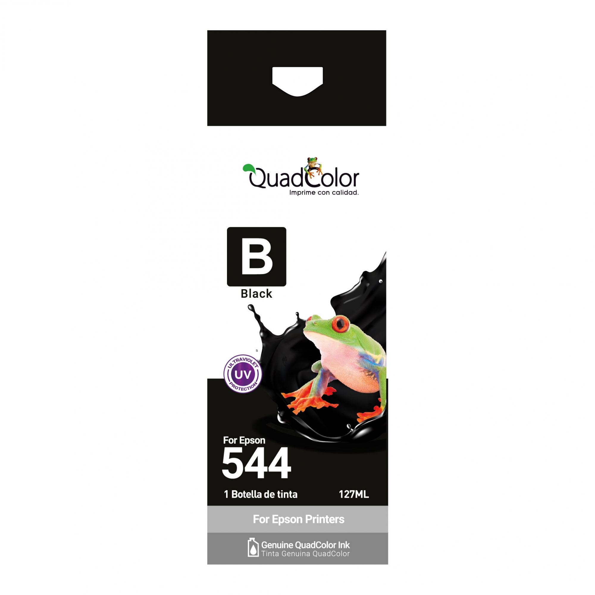 TINTA QUADCOLOR PARA IMPRESORAS EPSON 544, 127 ML, NEGRO