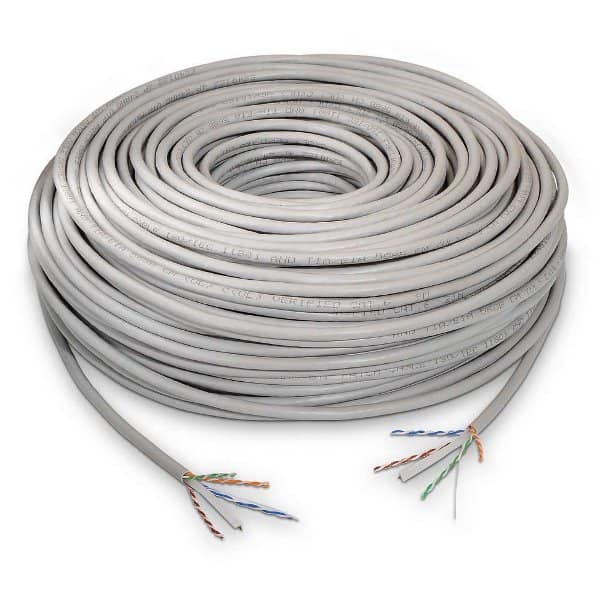 CABLE UTP 100% COBRE MARCA HIKVISION (por metro) CAT 5e